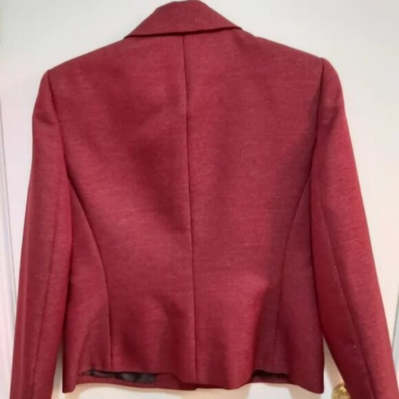 Evan Picone suit red blazer jacket, size 8 - Picture 4 of 4